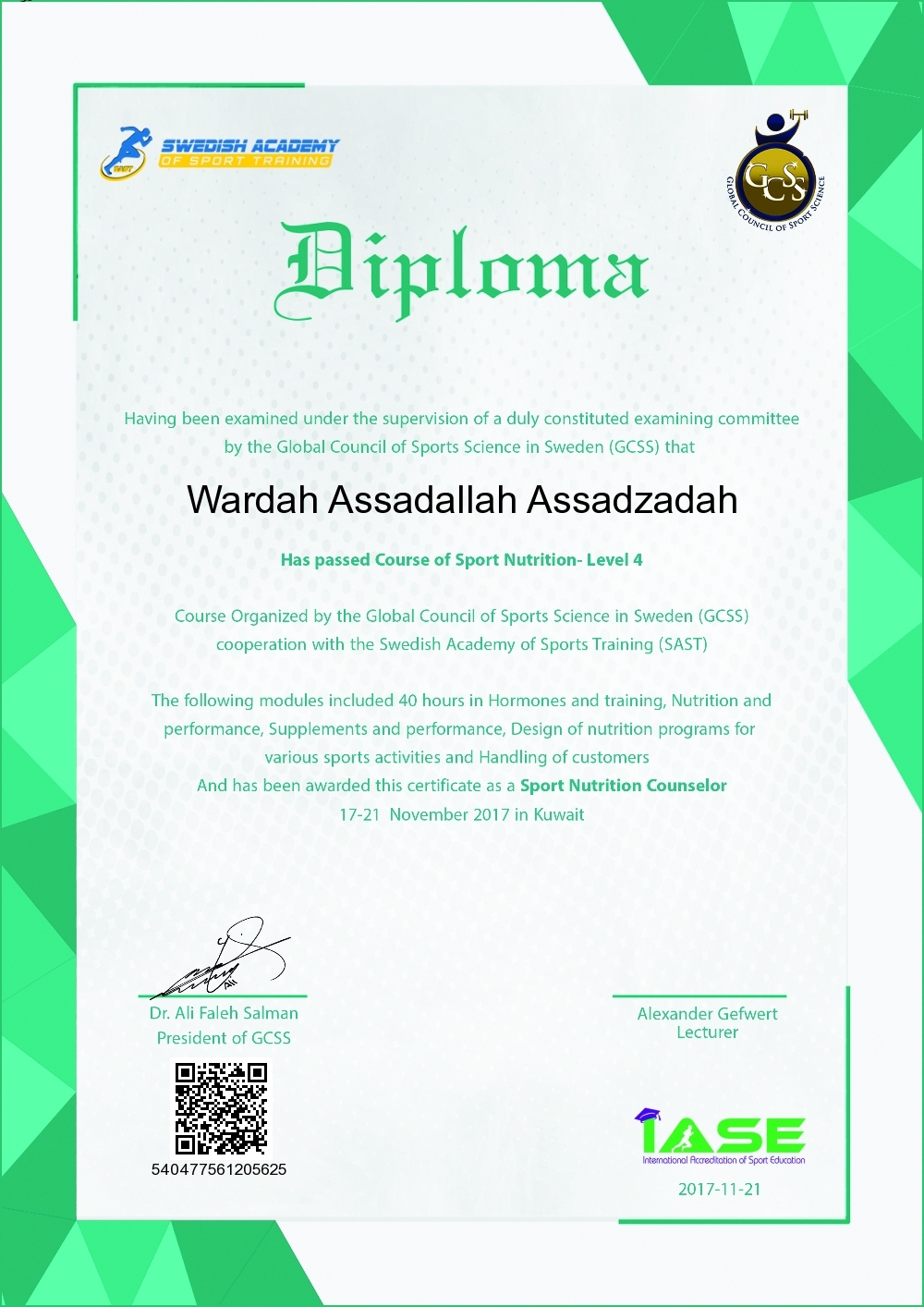 Wardah Assadallah Assadzadah